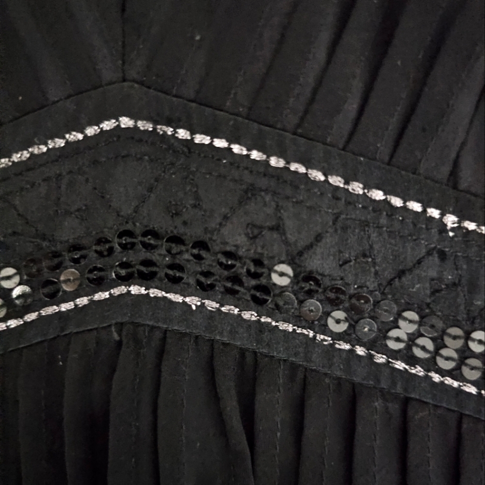 Monsoon Black Silk Dress - Sz 22 UK (18 US) - Picture 6 of 6